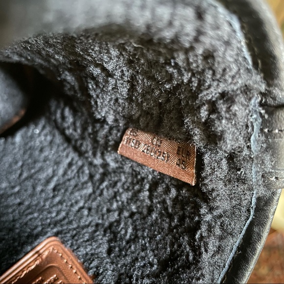 NWB COACH Casual Leather Boots with Shearling - Picture 13 of 13